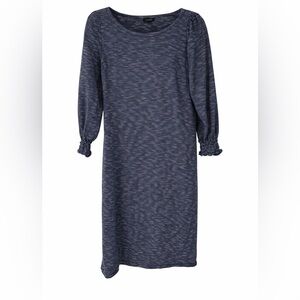 Talbots Cotton Micro Stripe Basic Dress